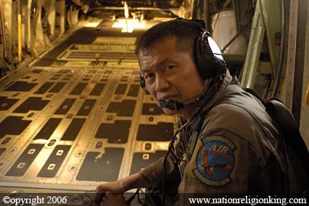 Royal Thai Air Force: Loadmaster Aboard a Thai Air Force C-130H