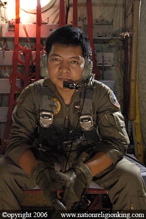 Royal Thai Air Force: Loadmaster Aboard a Thai Air Force C-130H