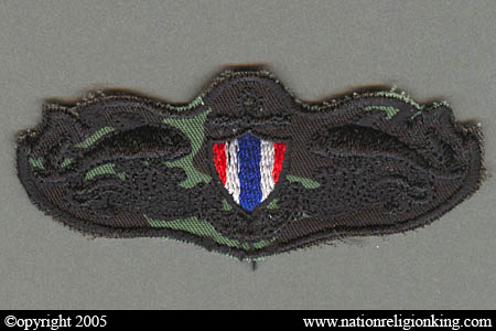 Royal Thai Navy: Seal/UDT Dolphins Patch Variant