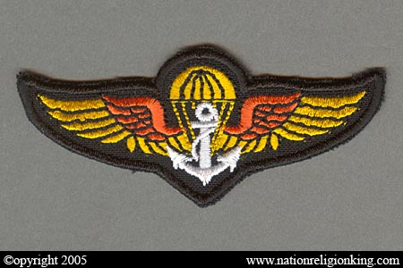 Royal Thai Marines: Jump Wings Patch Variant