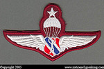 Training Insignia: Police Parachute Patch Second Class