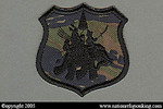 Border Patrol Police: Border Patrol Police Shoulder Patch with Tiger-Stripe Camouflage (PARU)