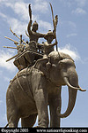 King Naresuan on the back of an Elephant
