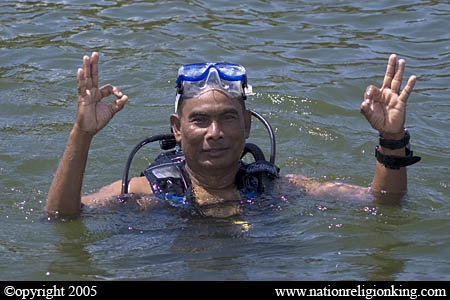 Border Patrol Police: Sea Air Rescue training off the coast of Cha-Am, Thailand.