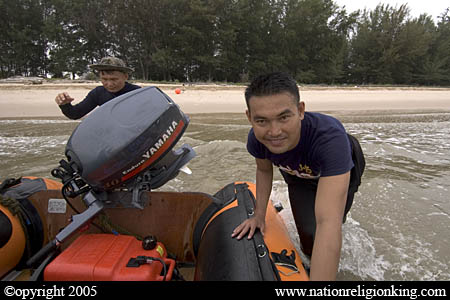 Border Patrol Police: Sea Air Rescue training off the coast of Cha-Am, Thailand.