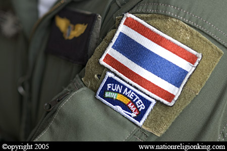 Office Of Logistics: Royal Thai Police Pilot's Uniform. Police Aviation Center, Bangkok.