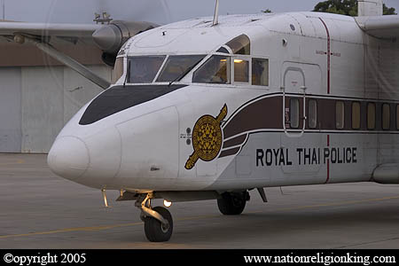 Office Of Logistics: Royal Thai Police SD-330-UTT 25099 at Hua Hin, Thailand.