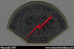 Narcotics Suppression Police: Older Subdued Narcotics Bureau Shoulder Patch